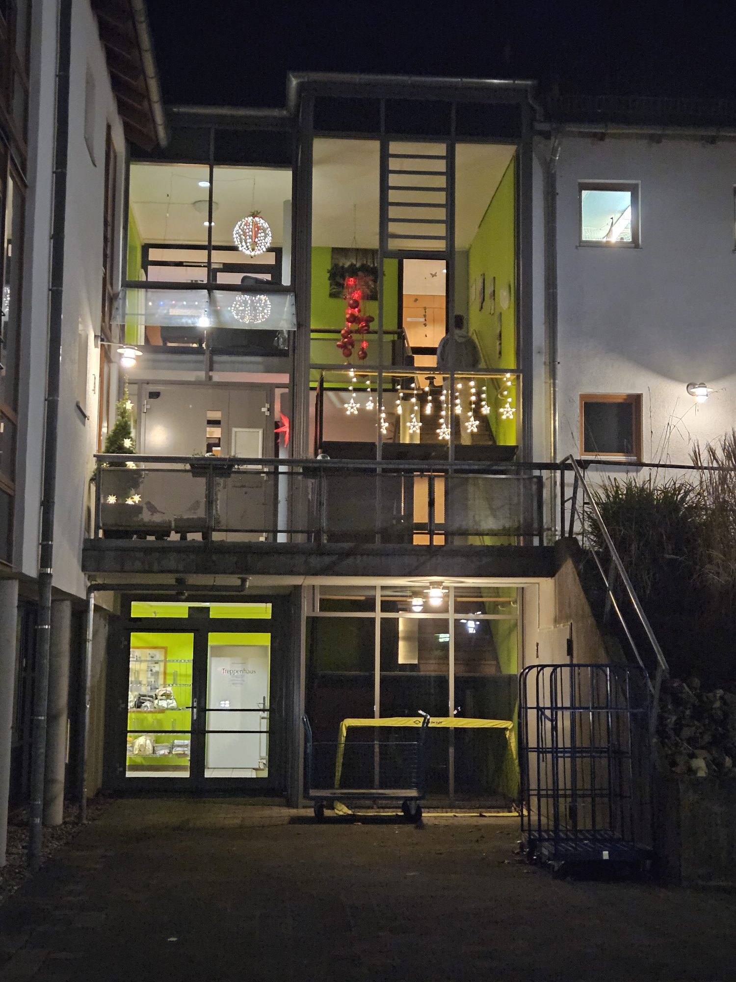Impression vom Adventfenster in Hörste